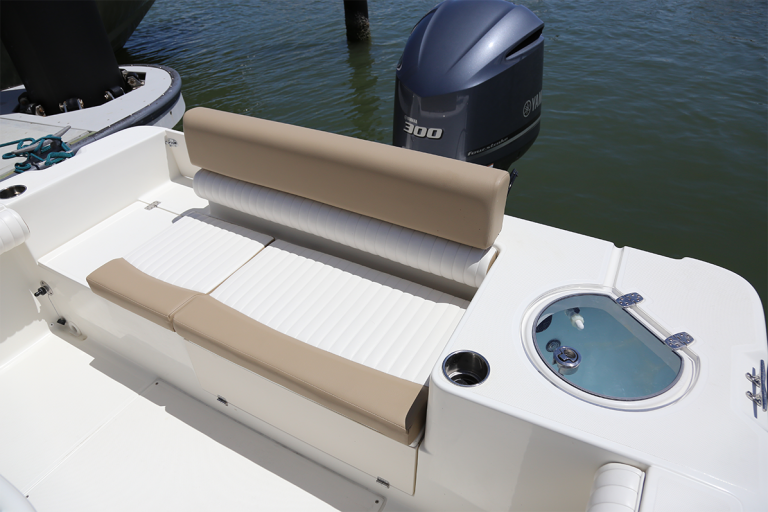 LX24 Center Console Rear Bench Seat Bay Boats, Center Consoles, & Offshore Boats Sea Born