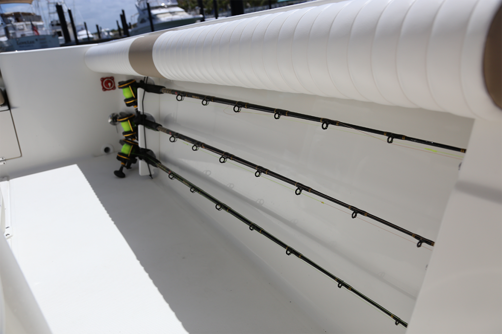LX24 Center Console Under Gunwale Rod Storage Bay Boats, Center Consoles, & Offshore Boats
