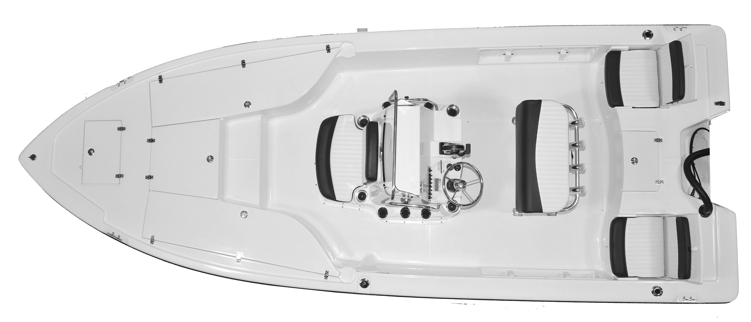 Sea Born FX21 Bay Boat Deck Plan Bay Boats, Center Consoles, & Offshore Boats Sea Born
