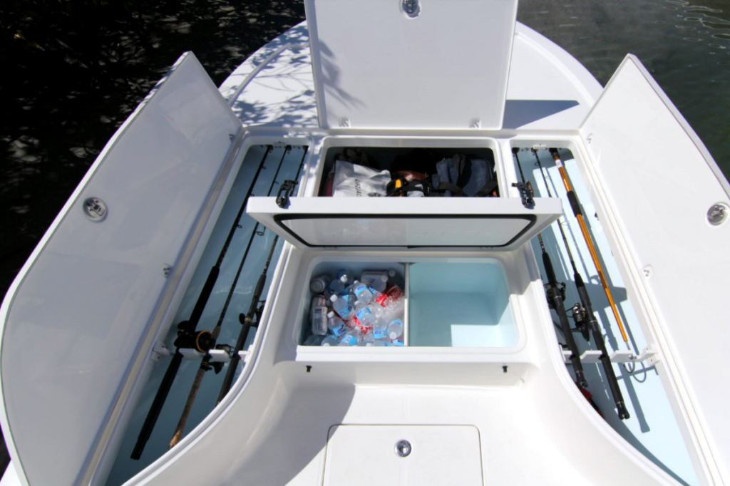 Sea Born FX24 Bay Rod Lockers & Forward Storage Bay Boats, Center Consoles, & Offshore Boats