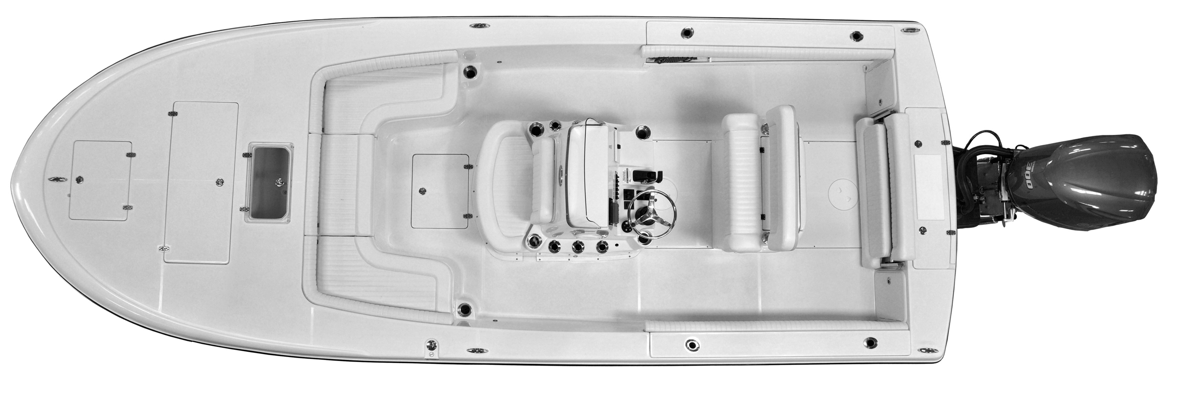 Sea Born FX25 Bay Boat Deck Plan Bay Boats, Center Consoles, & Offshore Boats Sea Born
