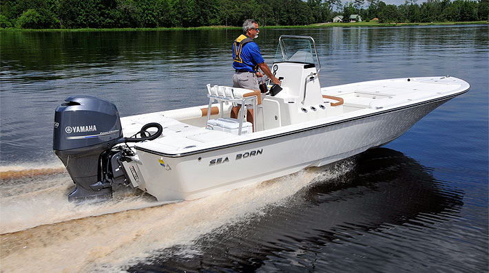 Bay Boat Stepped Hull Sea Born FX22 Bay