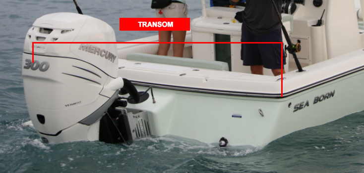 boat transom