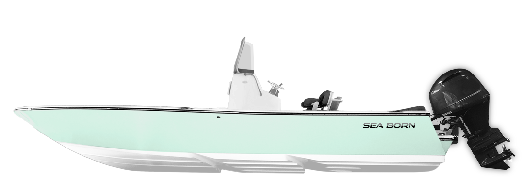 Sea Born FX Series Bay Boat Sea Foam Green