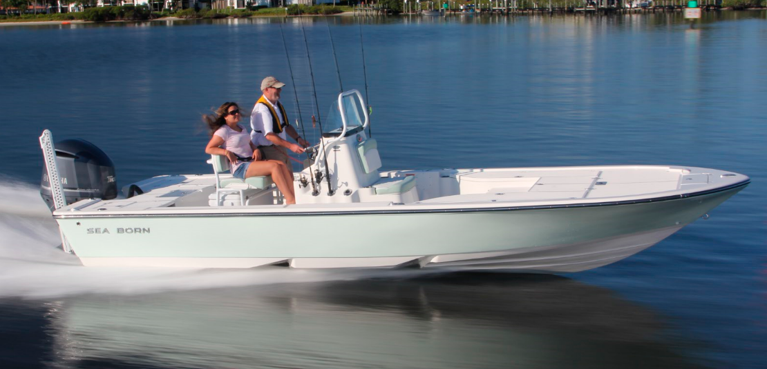 Bay Boat with Stepped Hull