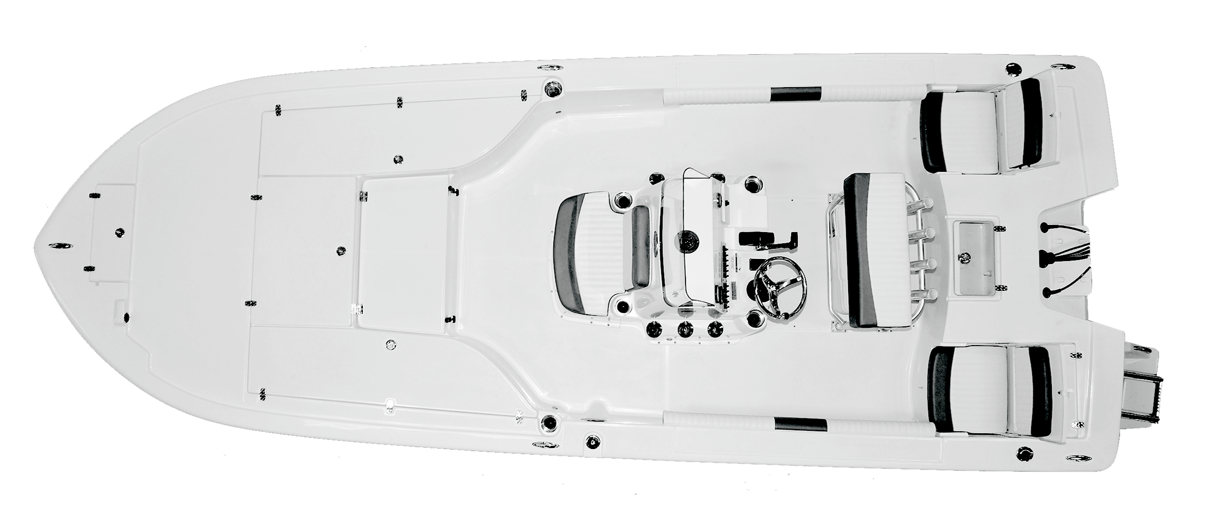 FX24 Bay Boat Top View