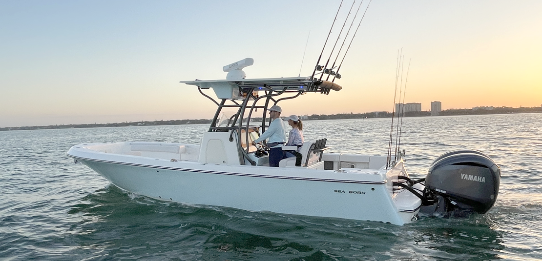 Sea Born LX26 Center Console - 26 Foot Center Console Boat